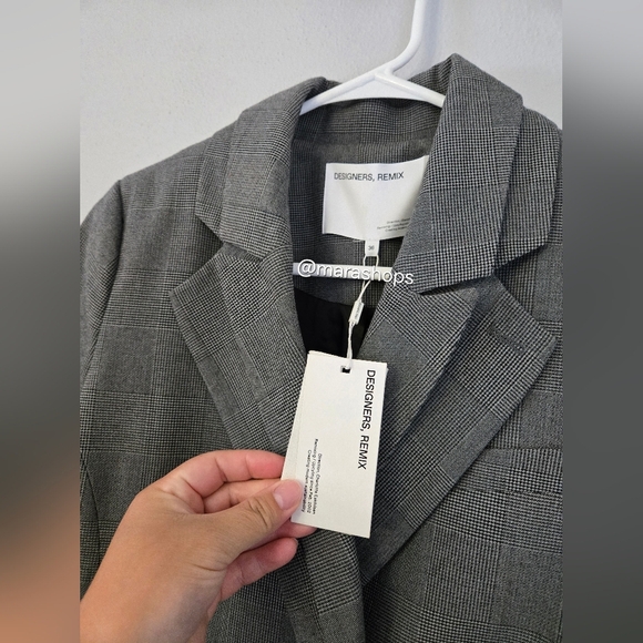 Designers Remix Radley Double Lapel Blazer Jacket - Picture 4 of 11